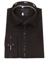 Long Sleeve Penguin Contrast Shirt